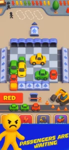 Colored Car Escape: Bus Jam 3D 3