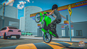 Wheelie City: Motorcycle Stunt 4