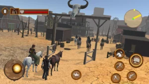 West Cowboy Horse Riding 3D 3